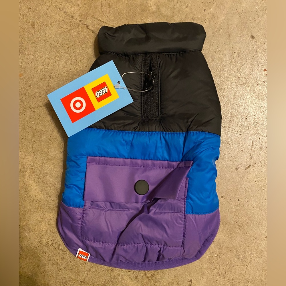 Lego Puffer Coat for xs dog brand new